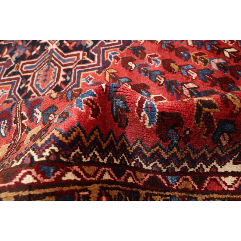 ECARPETGALLERY Hand-knotted Sarabi Red Wool Rug - 8'10 x 10'11