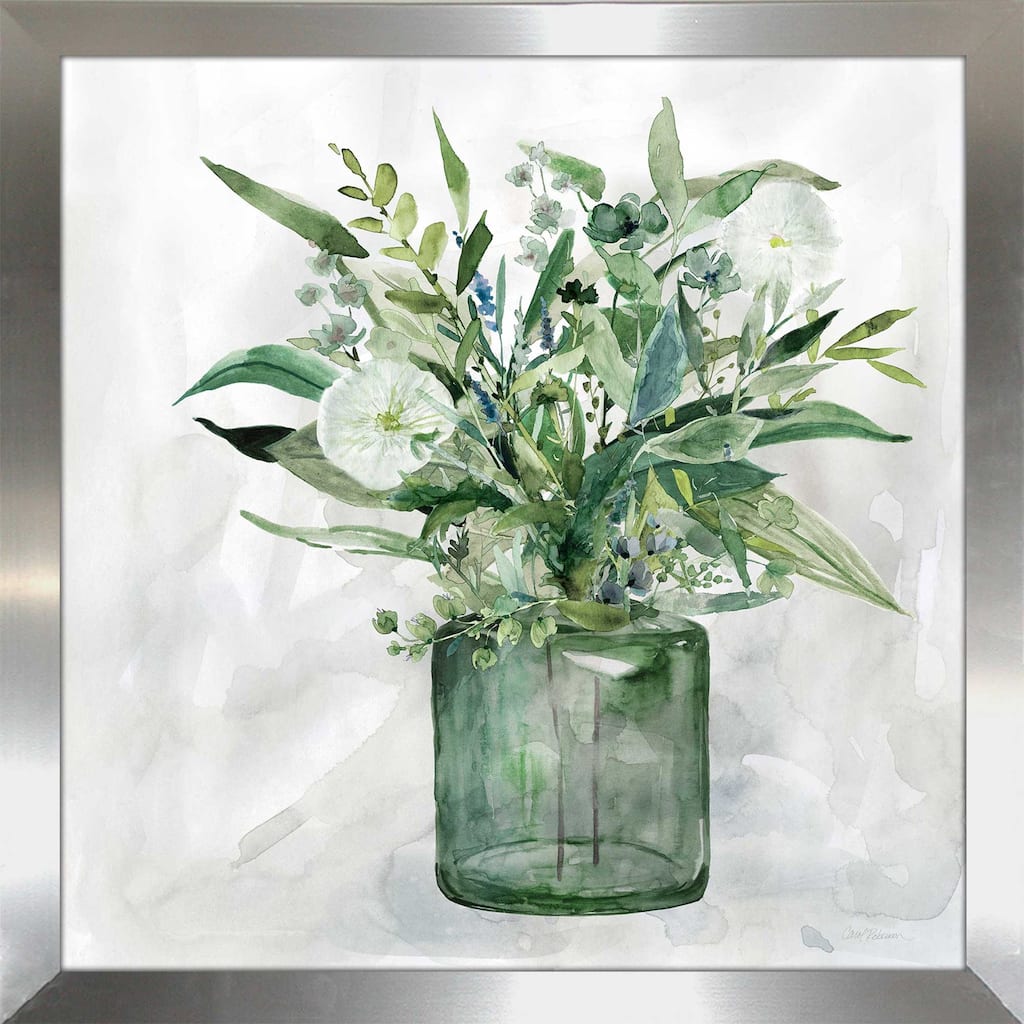 "Green Garden I (Square)" by Carol Robinson Print on Acrylic