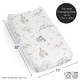 preview thumbnail 6 of 4, Sweet Jojo Designs Jungle Safari Animals Boy, Girl, Unisex/Gender Neutral Changing Pad Cover Sheet -Zebra Wildlife for Serengeti
