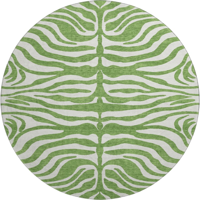 Premium Washable Super Soft Zebra Print Mayfield Rug