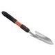 preview thumbnail 1 of 3, 17 Inch Digging Shovel Long Garden Trowel Narrow Side Gardening Hand Shovel - Silver Tone, Black, Yellow