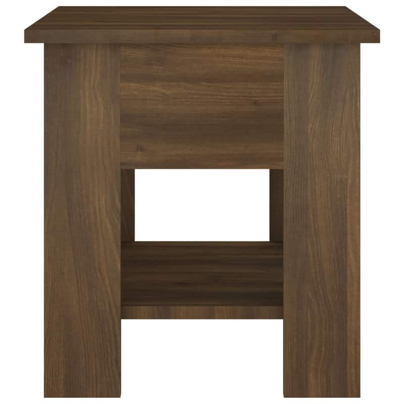 vidaXL Coffee Table End Table Sofa Table Living Room Furniture Engineered Wood - 15.7" x 15.7" x 16.5"