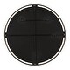 preview thumbnail 7 of 5, Round Framed Wall Mirror - 42.5" - Black