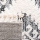 preview thumbnail 4 of 3, SAFAVIEH Moroccan Tassel Shag Iulieana Boho Tribal 2-inch Thick Rug - Ivory/Grey - 3' x 5'