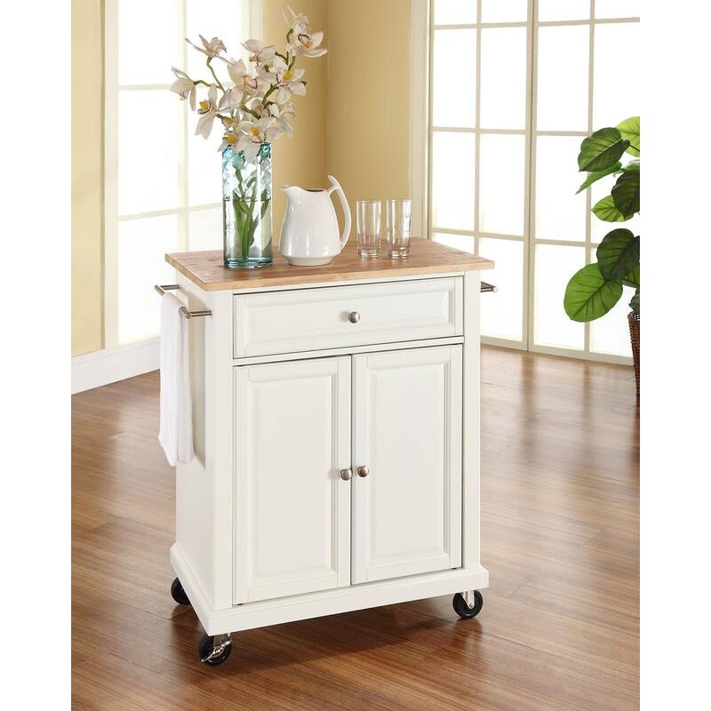 Kitchen Island Cart with Granite Top & Casters - Mobile Kitchen Storage Island - Modern Kitchen Island