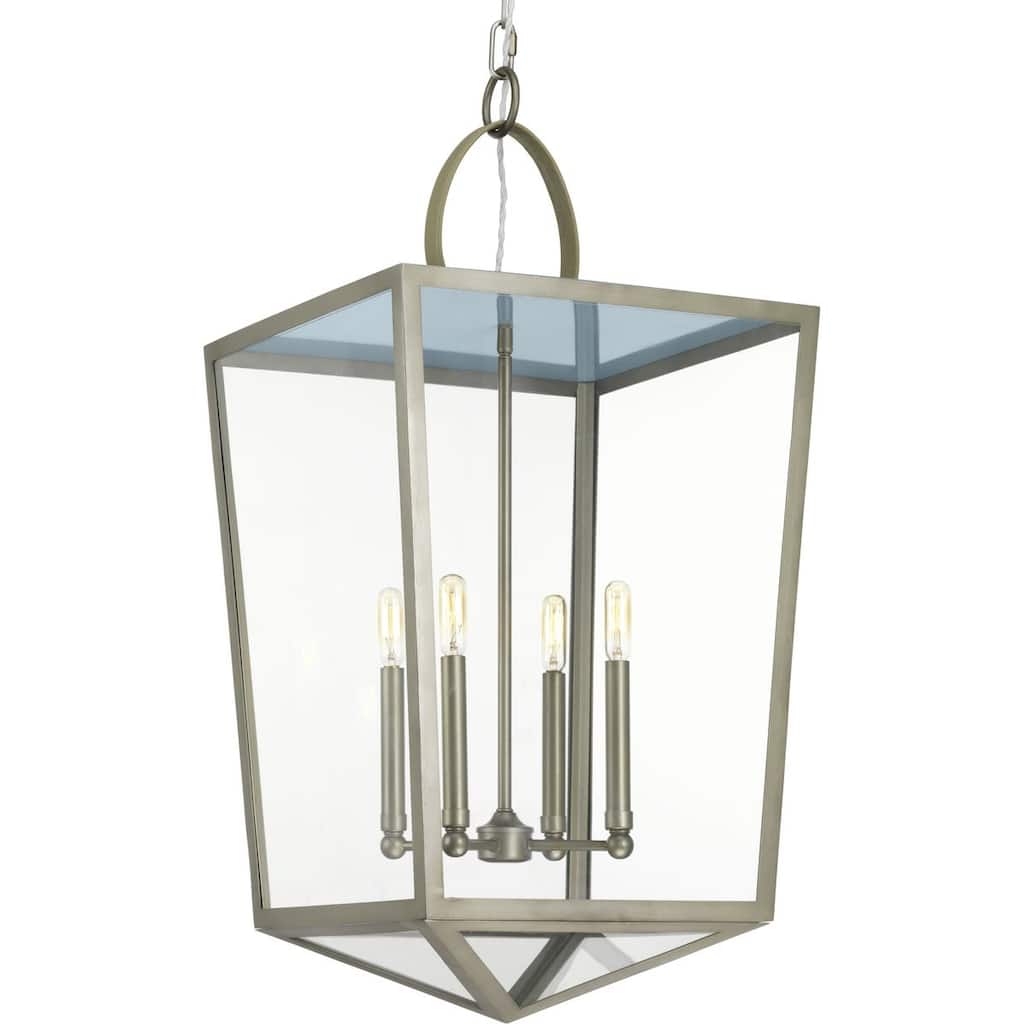 POINT DUME® Shearwater Collection Antique Nickel Large Pendant - 16.25 in x 16.25 in x 32 in