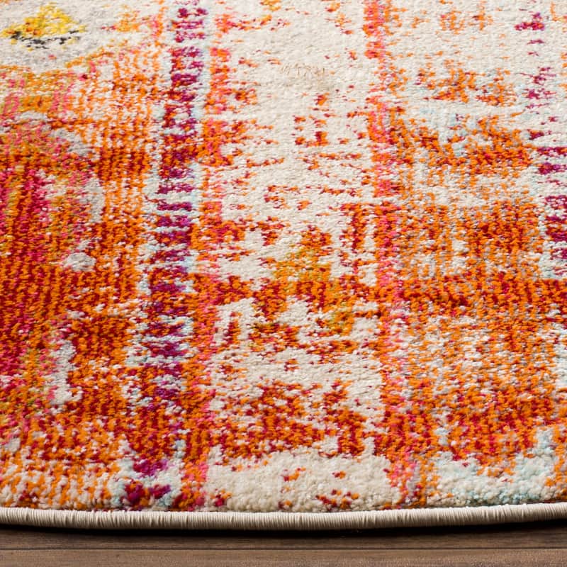 SAFAVIEH Monaco Lumturije Distressed Boho Rug