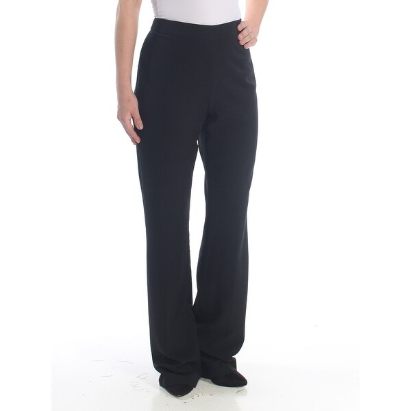 black flare work pants