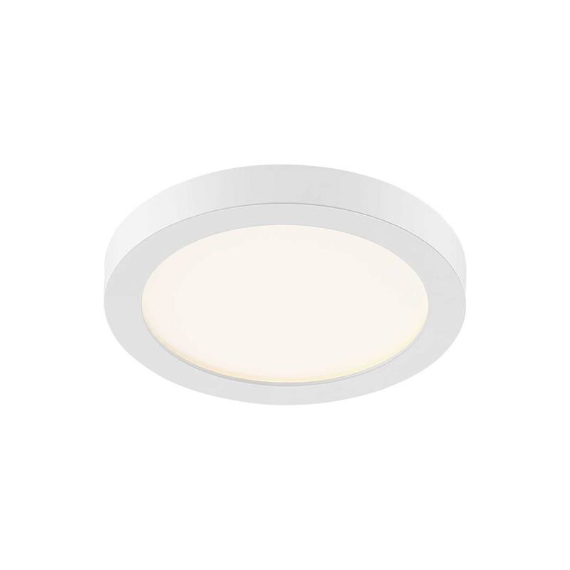 James Allan Randolph 8" Wide LED Flush Mount Ceiling Fixture