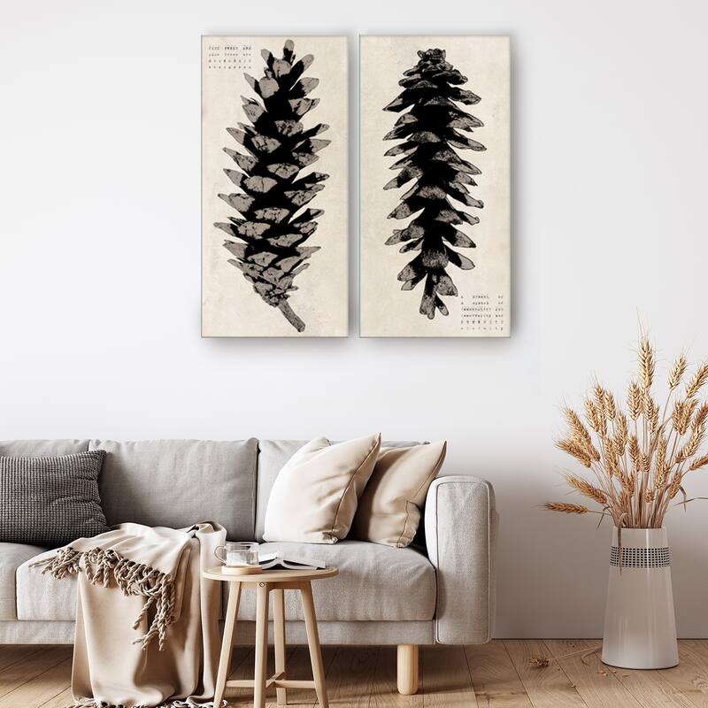 'Poetica II' Wrapped Canvas Wall Art