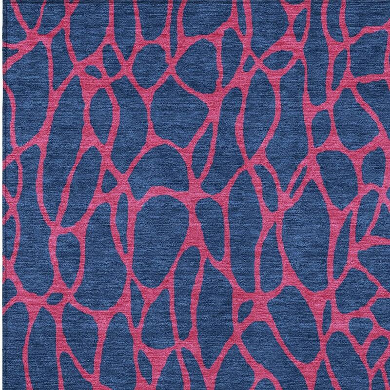HomeRoots Geometric Transitional Rectangle Outdoor Rug