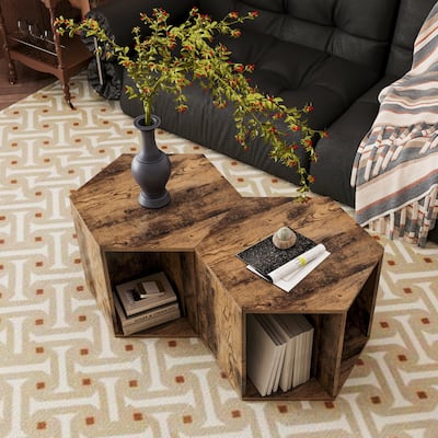Hexagonal Coffee Table Side Table Nightstand
