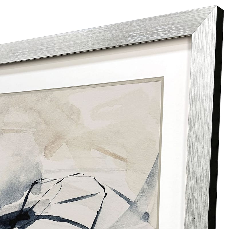 Paragon Indigo Markings III Framed Art
