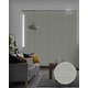 preview thumbnail 6 of 77, GoDear Design 99.99% Blackout & Sheer Natural Woven Adjustable Sliding Panel Track Blinds, Vertical Blinds, 45.8"- 86" W x 96" L Fir
