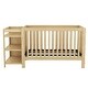 preview thumbnail 23 of 25, Convertible Crib/Full Size Solid Wood Bed with Changing Table, Adjustable Height, 2-in-1 Nursery Bed