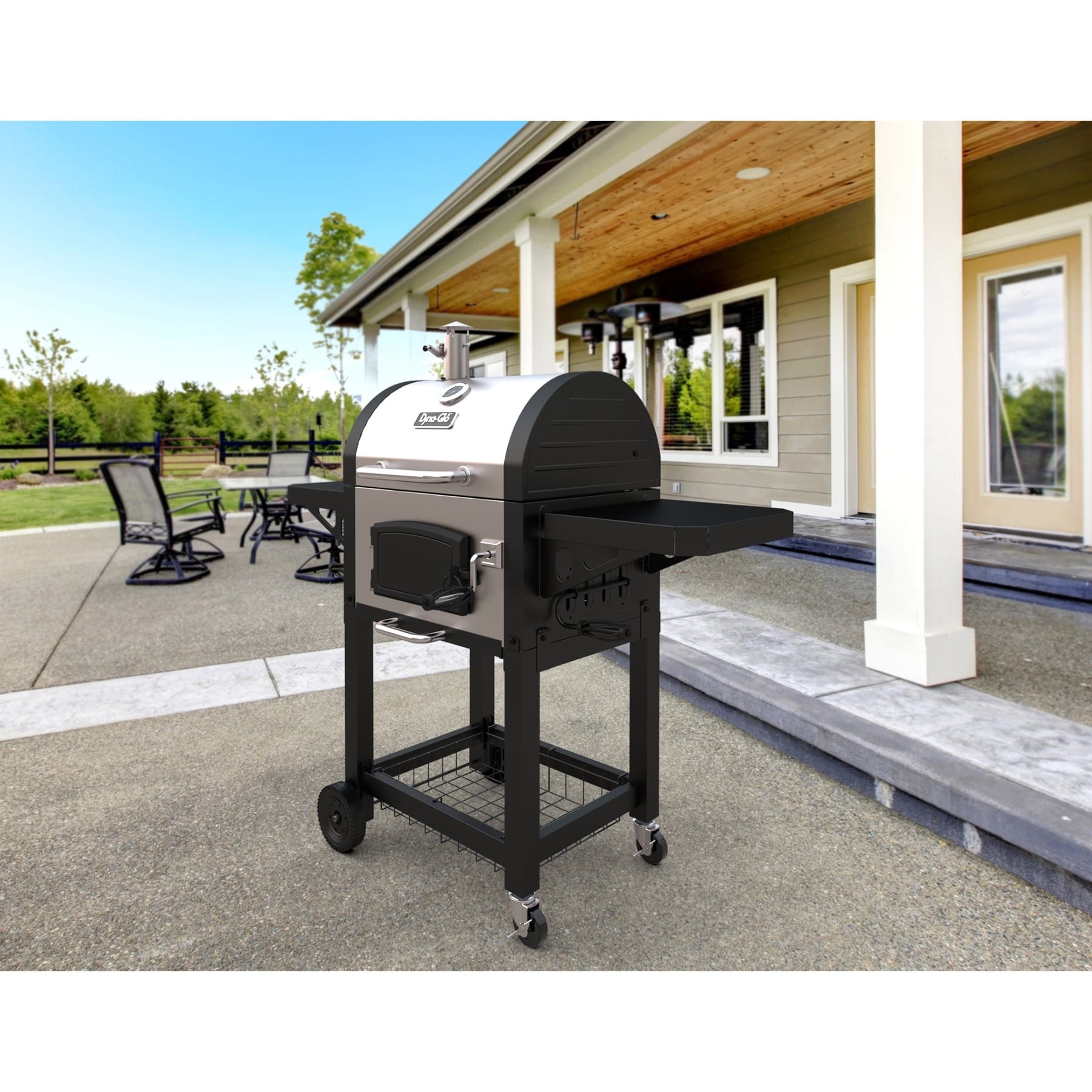 Dyna glo dual outlet zone charcoal grill