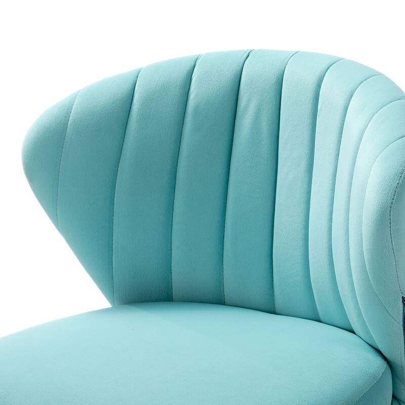Barbara Contemporary Upholstered Side Chair with Small Base Set of 2 by HULALA HOME