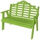 preview thumbnail 12 of 12, Poly 4' Marlboro Garden Bench Tropical Lime