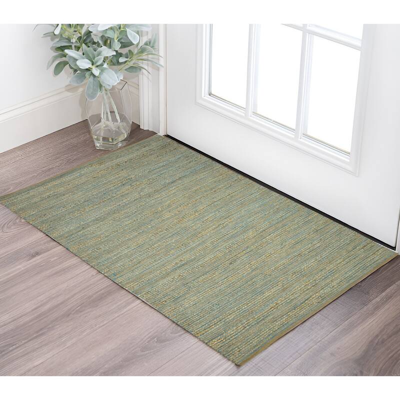 HomeRoots Striped Lodge Rectangle Area Rug - 60.00 in. x 36.00 in. x 0.20 in. - 60.00 in. x 36.00 in.  x 0.20 in.