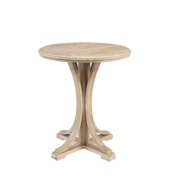 Martha Stewart Reclaimed Wheat Round Accent Table - On Sale - Bed Bath ...