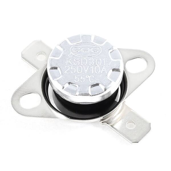 KSD301 AC 250V 10A 55C Celsius NC Temperature Control Switch Thermostat