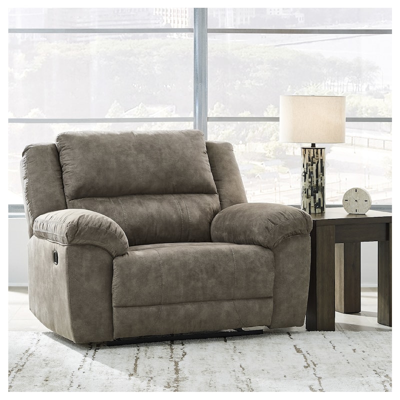 Signature Design by Ashley Laresview Brown Oversized Recliner