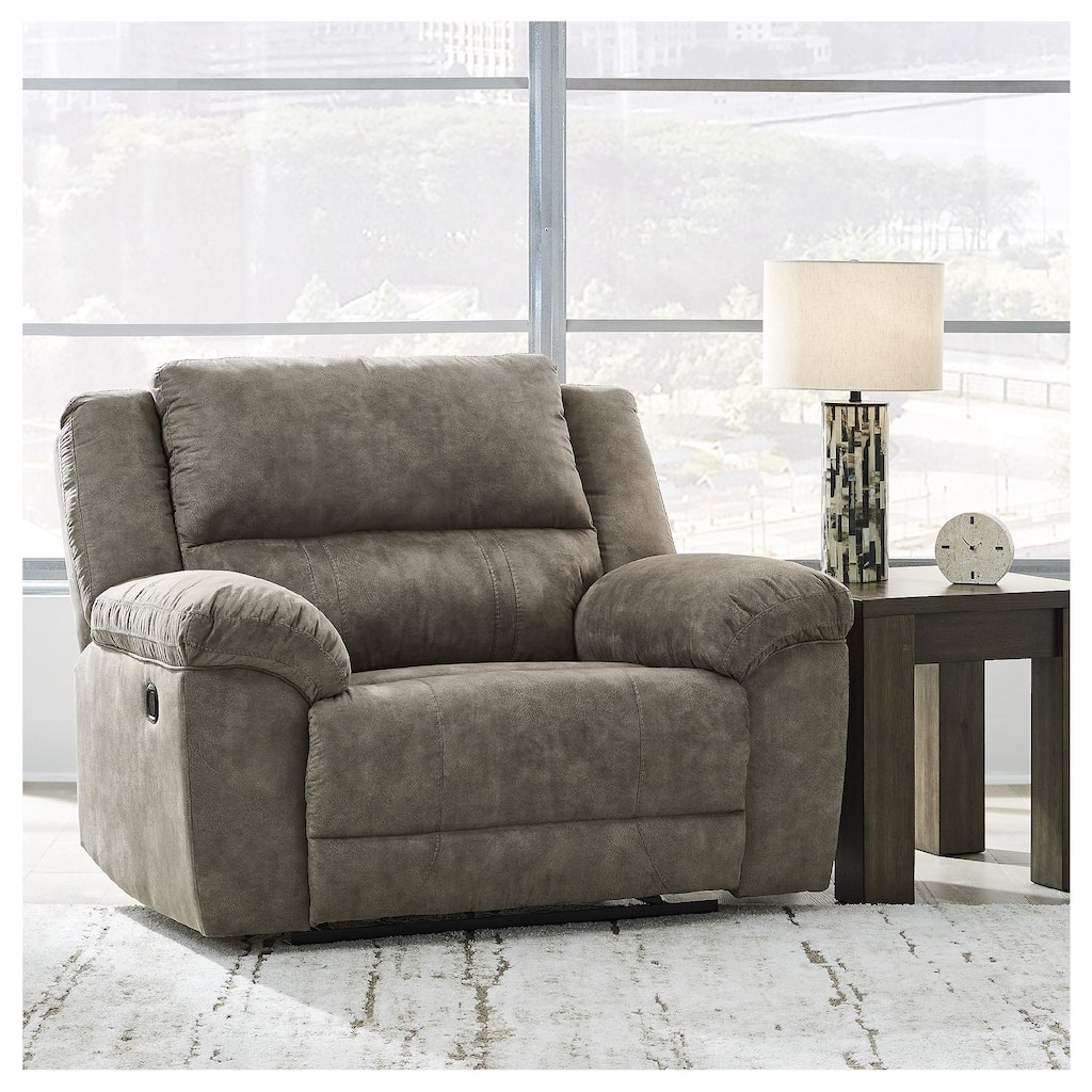 Signature Design by Ashley Laresview Brown Oversized Recliner