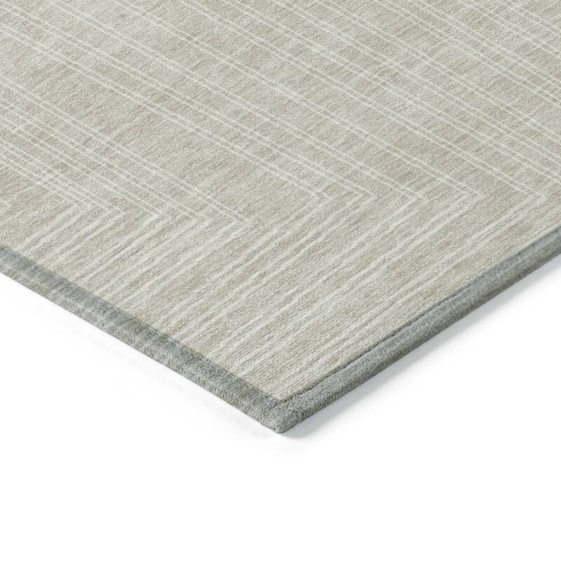 HomeRoots Geometric Transitional Rectangle Outdoor Rug