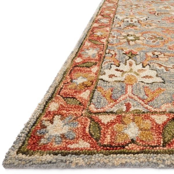 Alexander Home Madaline Traditional Floral Hand Hooked 100 Wool Area Rug On Sale Overstock 14039309