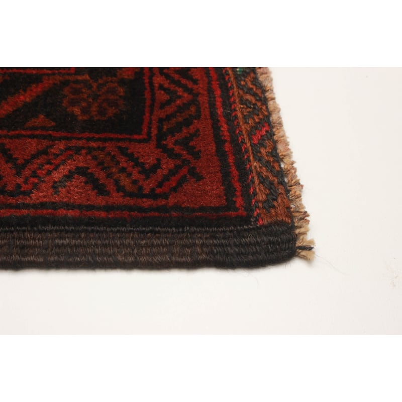 Teimani Red Rug 2'9" x 4'5" - 2'9 x 4'5