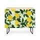 preview thumbnail 5 of 13, Deny Designs Lemons Credenza Cabinet Birch-Black-Legs