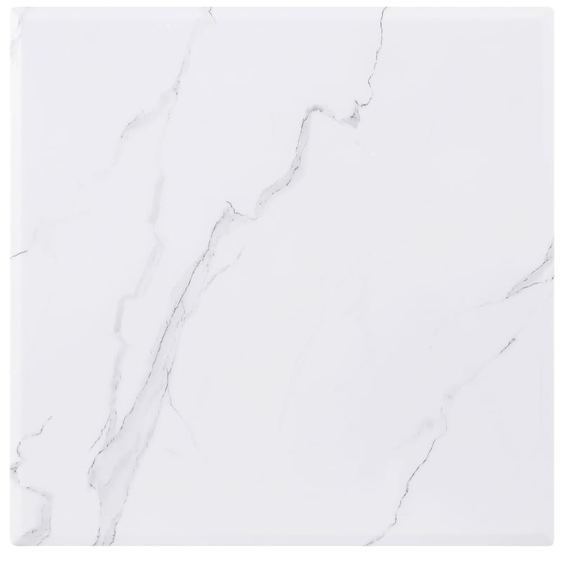 Visalia Faux Marble Coffee And End Table Set White
