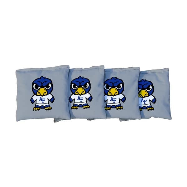 slide 2 of 3, Air Force Academy Falcons Tokyodachi Grey Cornhole Bags All-Weather Resin Filled