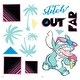 preview thumbnail 2 of 1, Blue & Aqua & Yellow Disney Stitch Far Out Wall Decals by RoomMates