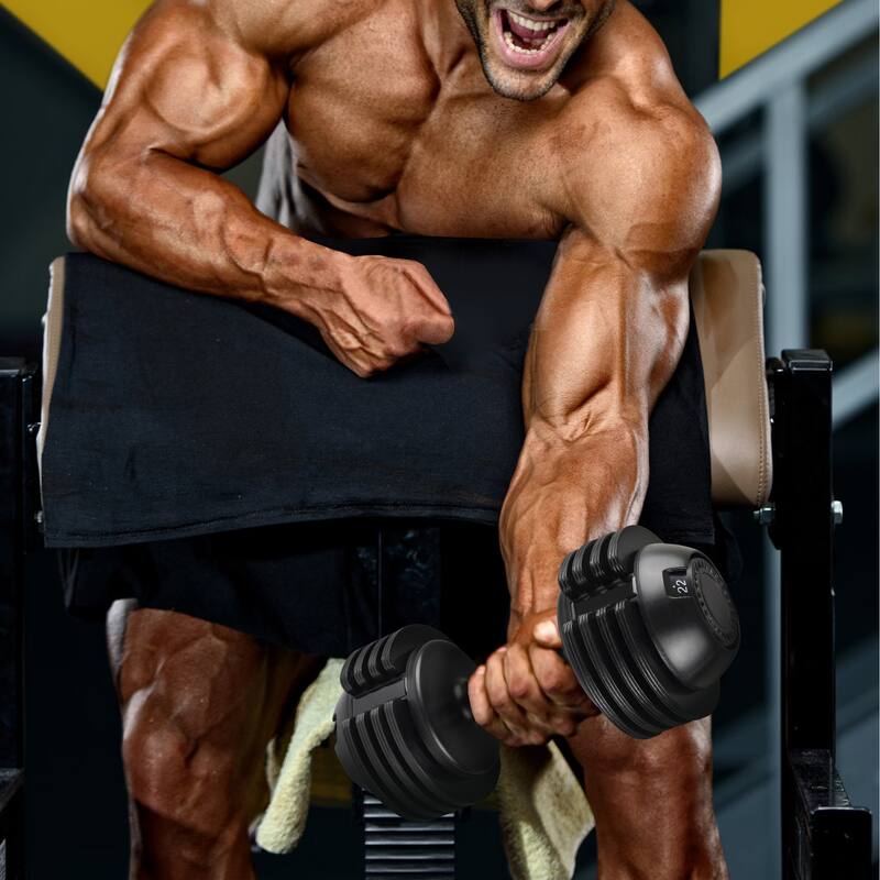 52Lbs Adjustable Dumbbell Set