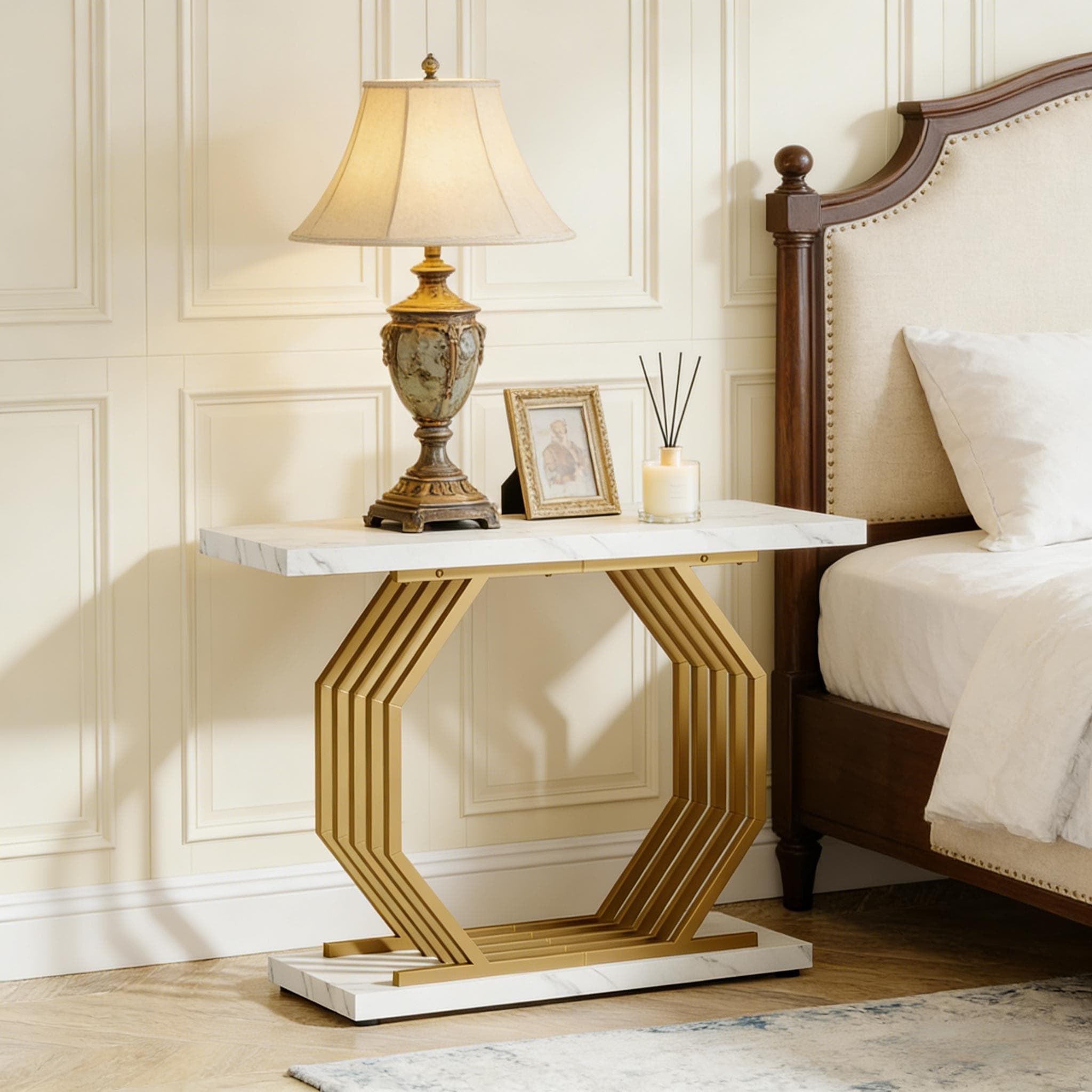 Hall Table - Gold