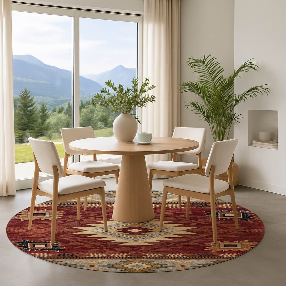 Premium Washable Super Soft Global Inspirations Mayfield Rug