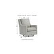 preview thumbnail 4 of 18, Kambria Contemporary Swivel Glider Accent Chair