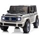 preview thumbnail 17 of 22, 12V Kids Ride On Car Licensed Mercedes-Benz EQG Car White