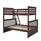 preview thumbnail 35 of 56, Twin Over Full Wood Bunk Bed with Storage Drawers and Ladder