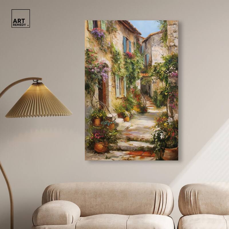 Mediterranean Charm II Canvas by Art Remedy, Gallery Wrapped