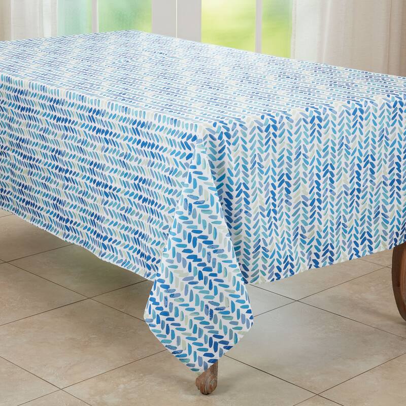 Watercolor Chevron Tablecloth