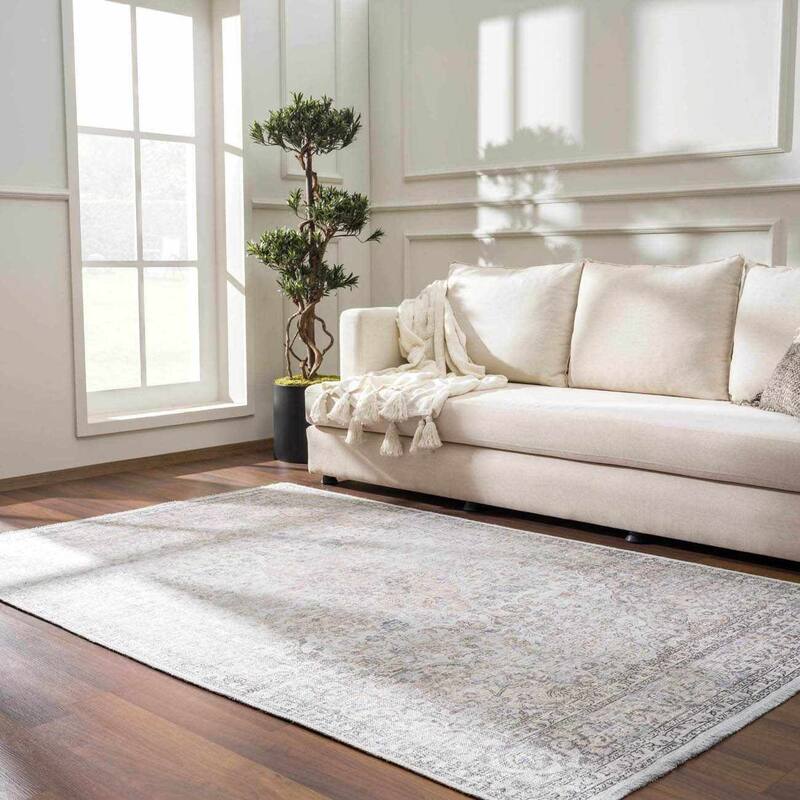 HOLI Area Rug - 2'7"x4' - Beige, Cream, Light Brown