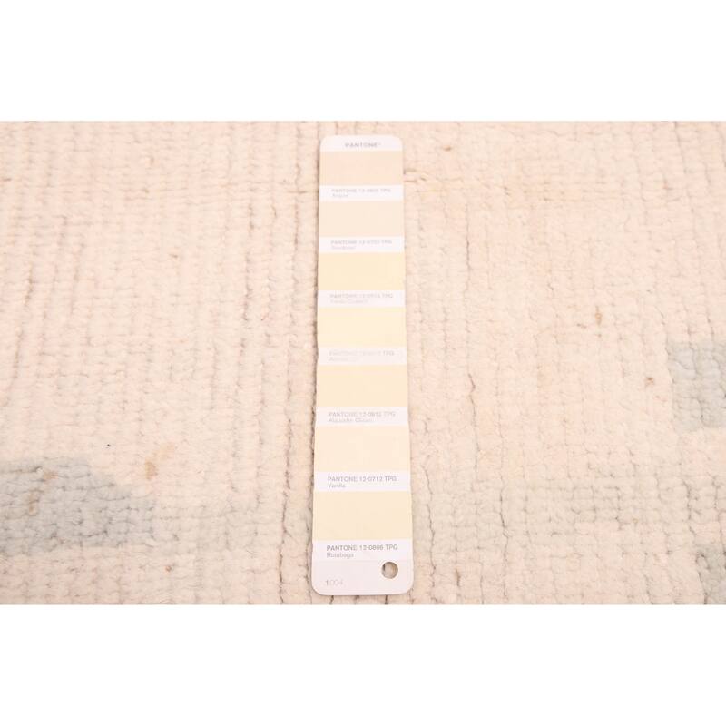 ECARPETGALLERY Hand-knotted Pak Finest Marrakesh Cream Wool Rug - 8'0 x 10'1