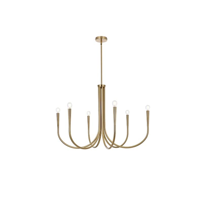 Indigo Home 36 inch chandelier - Gold