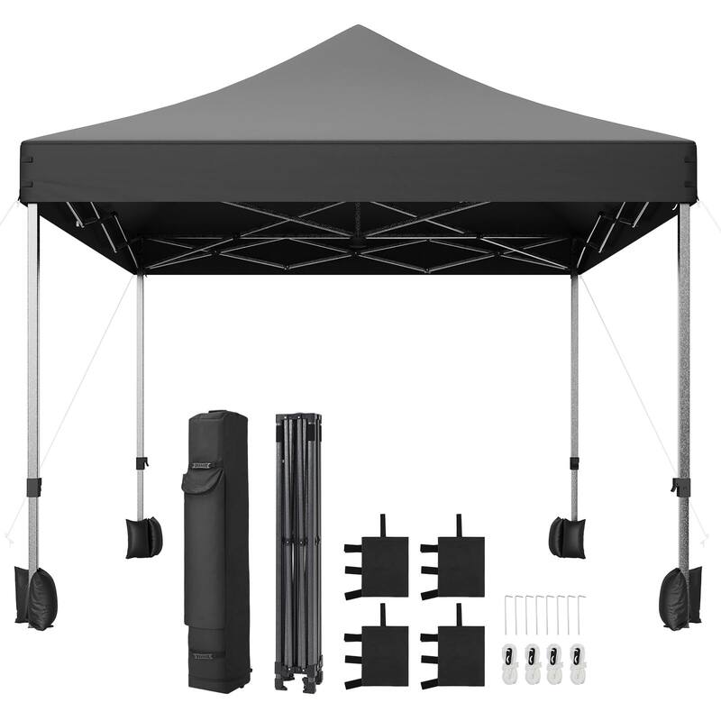 10x10 Ft Pop Up Canopy Tent, Portable Heavy Duty Commercial Canopy