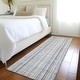 preview thumbnail 133 of 132, Premium Washable Super Soft Stripe Ombre Mayfield Rug Silver - 2'3" x 7'6"