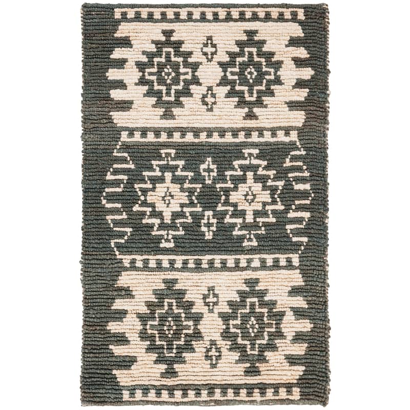 SAFAVIEH Hand-knotted Bohemian Myrke Boho Jute Rug