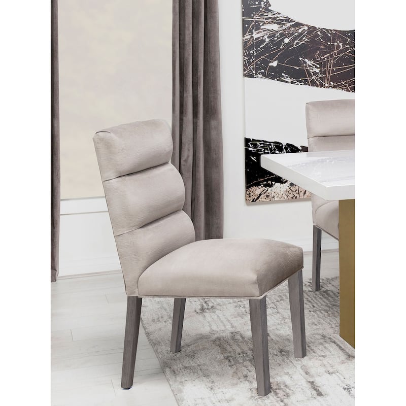 Carla Velvet Upholstered Dining Side Chair (Set Of 2)