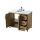 preview thumbnail 11 of 9, Elegant Lighting VF29542 Alina 42" Free Standing Single Basin Vanity